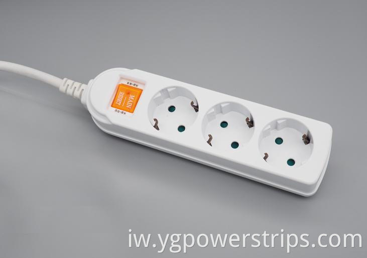 German Standard Multi Outlet Power Strip Ys 3h 4